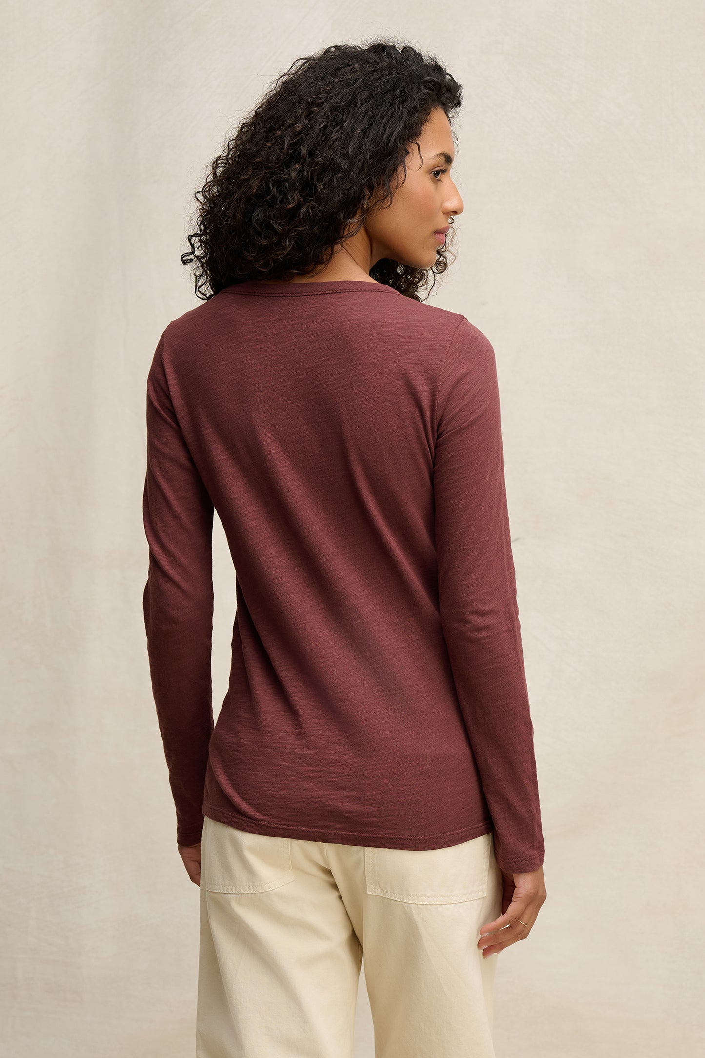 LIZZIE TOP IN HENNA