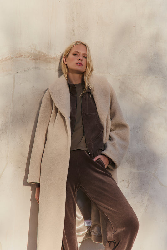 ELEANOR COAT IN SAND