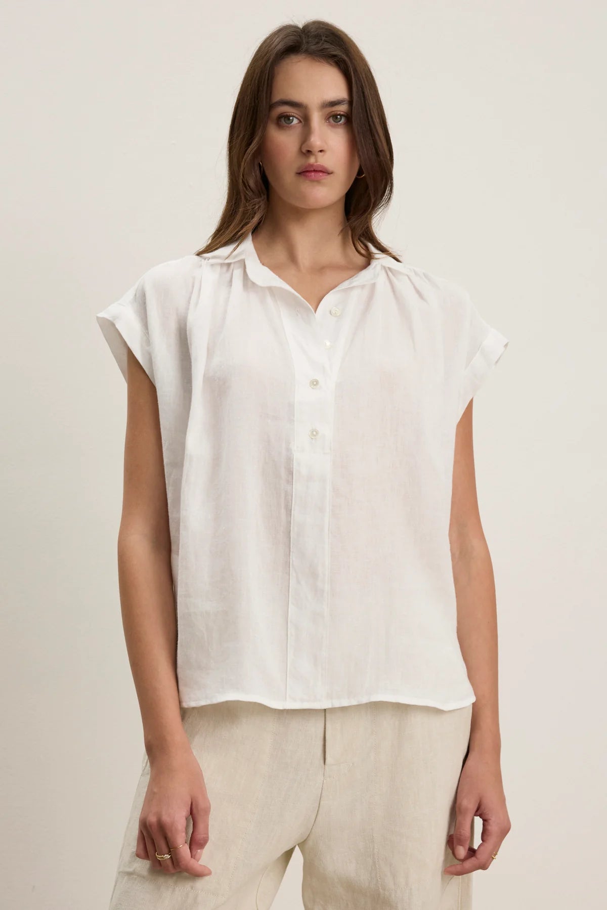 ELOWEN TOP IN WHITE
