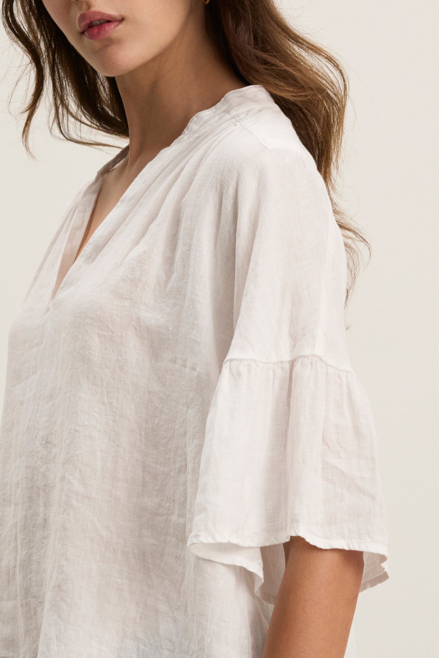 RAYE TOP IN WHITE