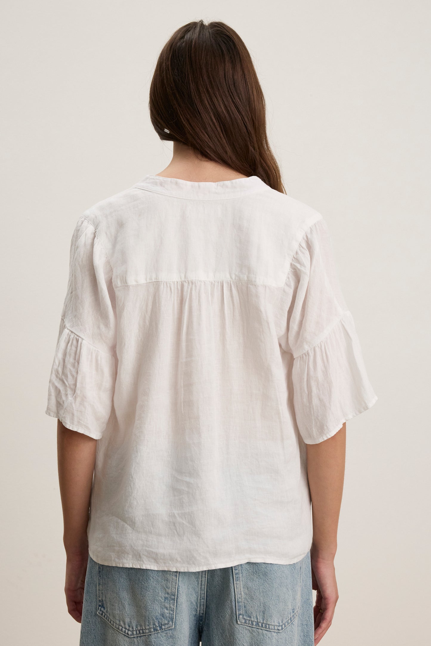 RAYE TOP IN WHITE