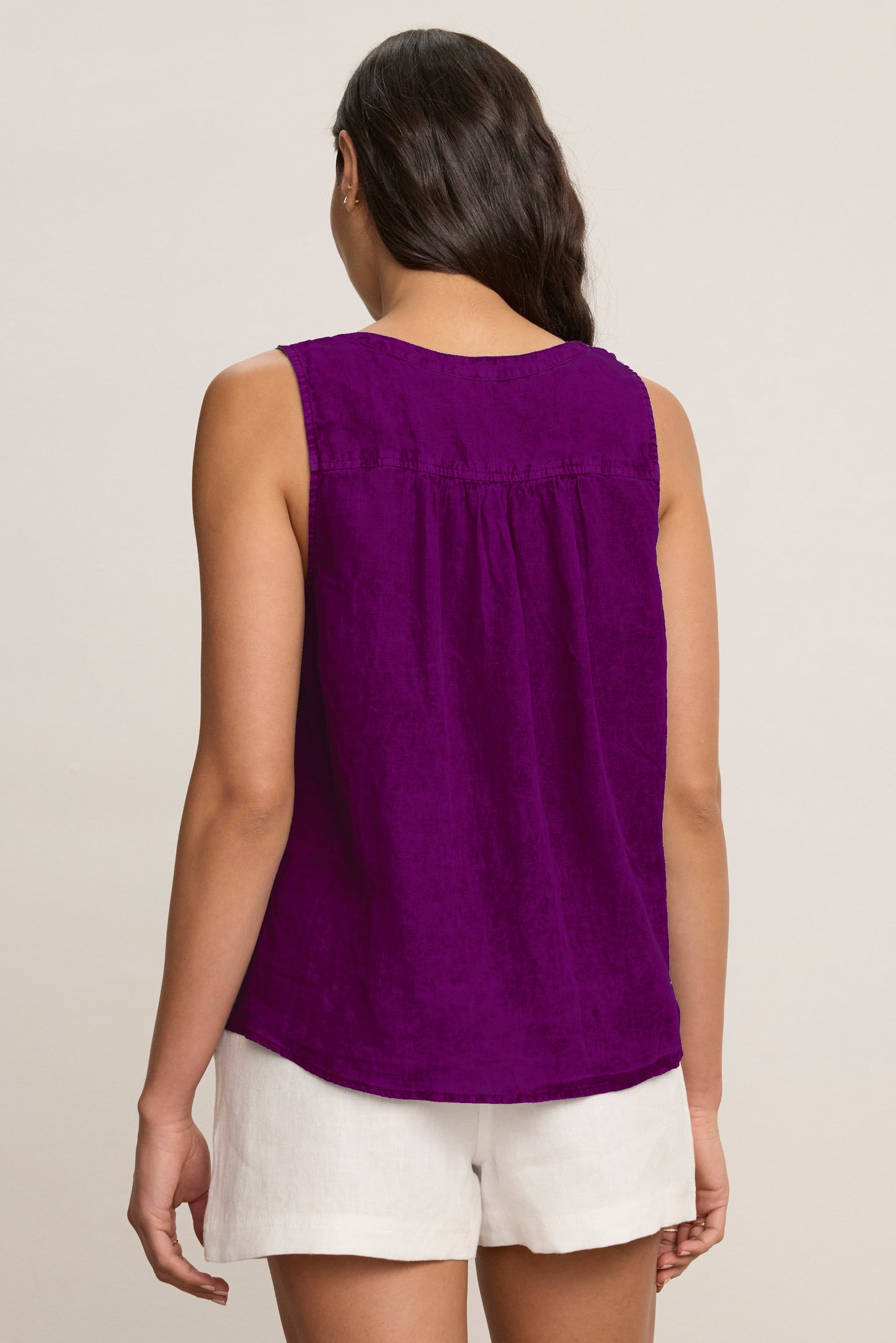 TACY TOP IN GRAPE