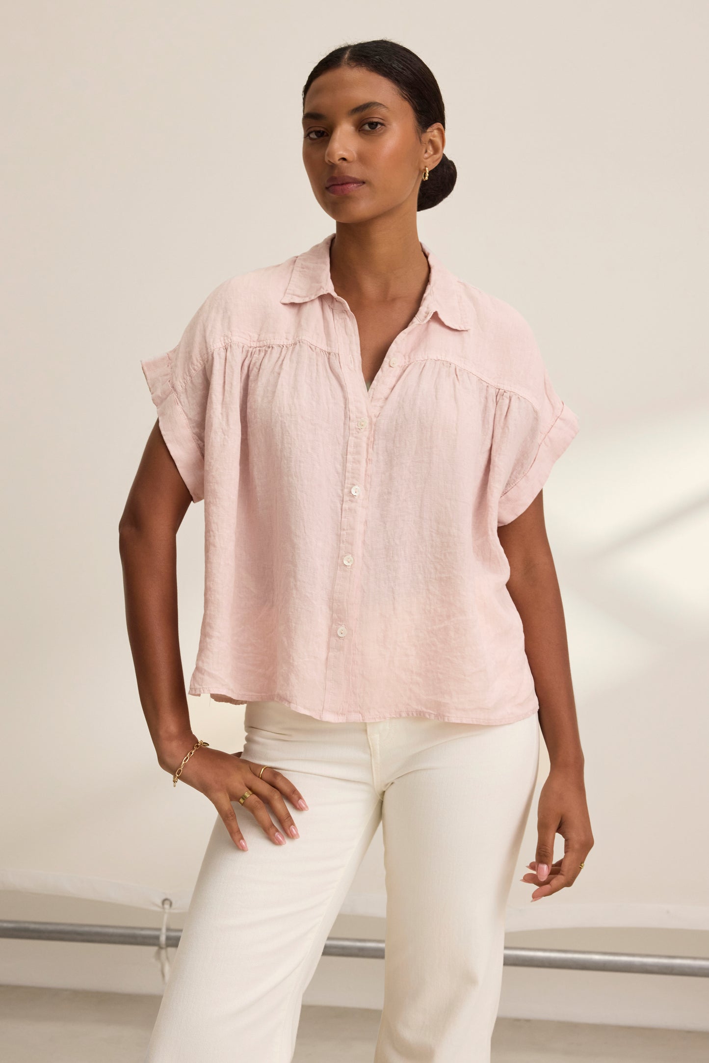 ARIA LINEN TOP IN TUTU