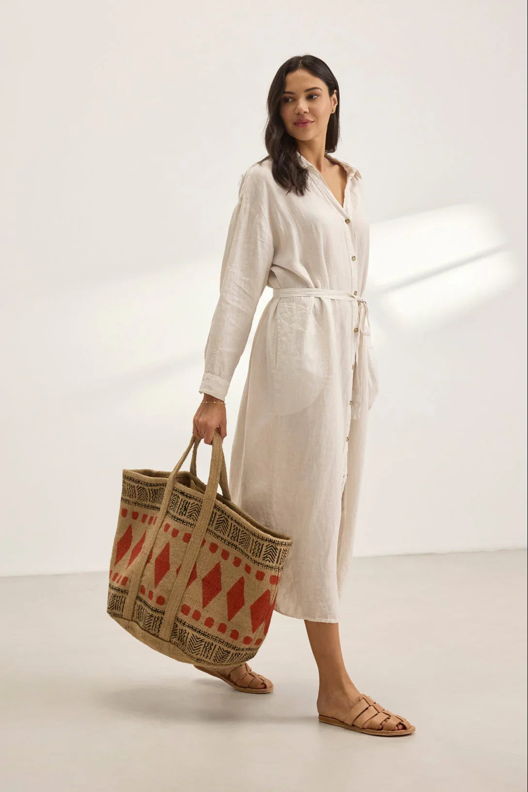NICOLE DRESS IN BEACH