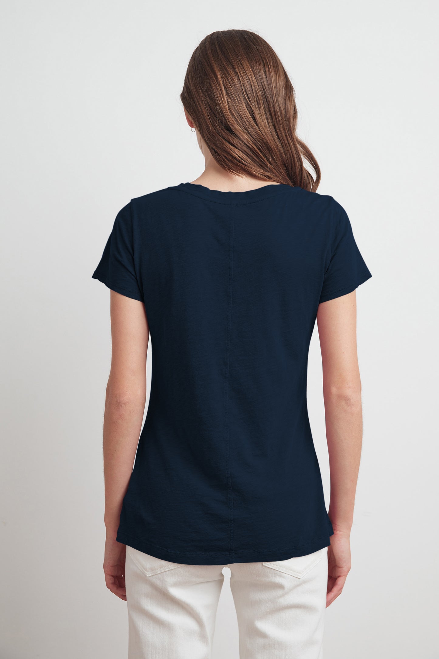 LILITH COTTON SLUB T-SHIRT IN INK