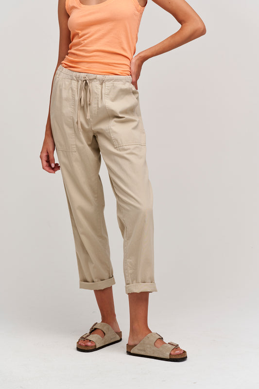 MISTY TROUSERS COTTWILL IN OATMEAL