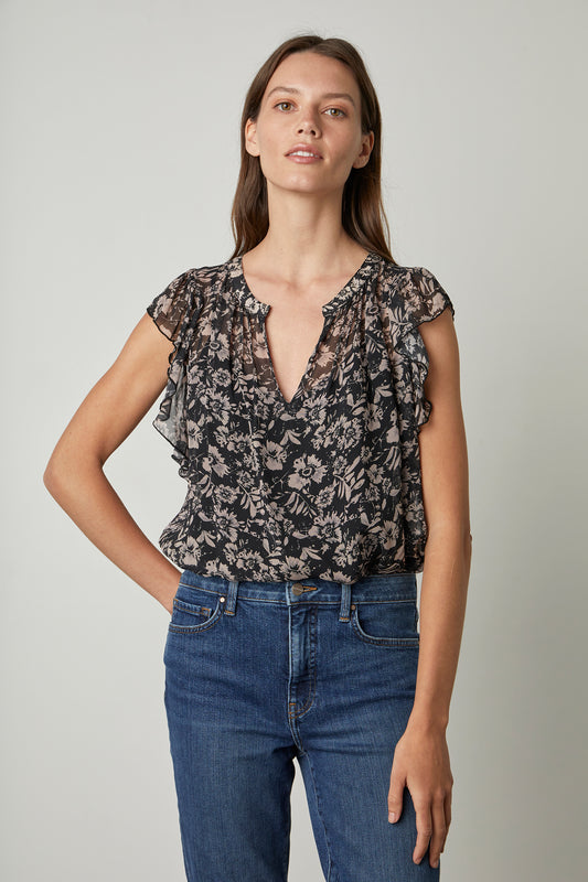 DEMI PRINTED BLOUSE IN FLORAL