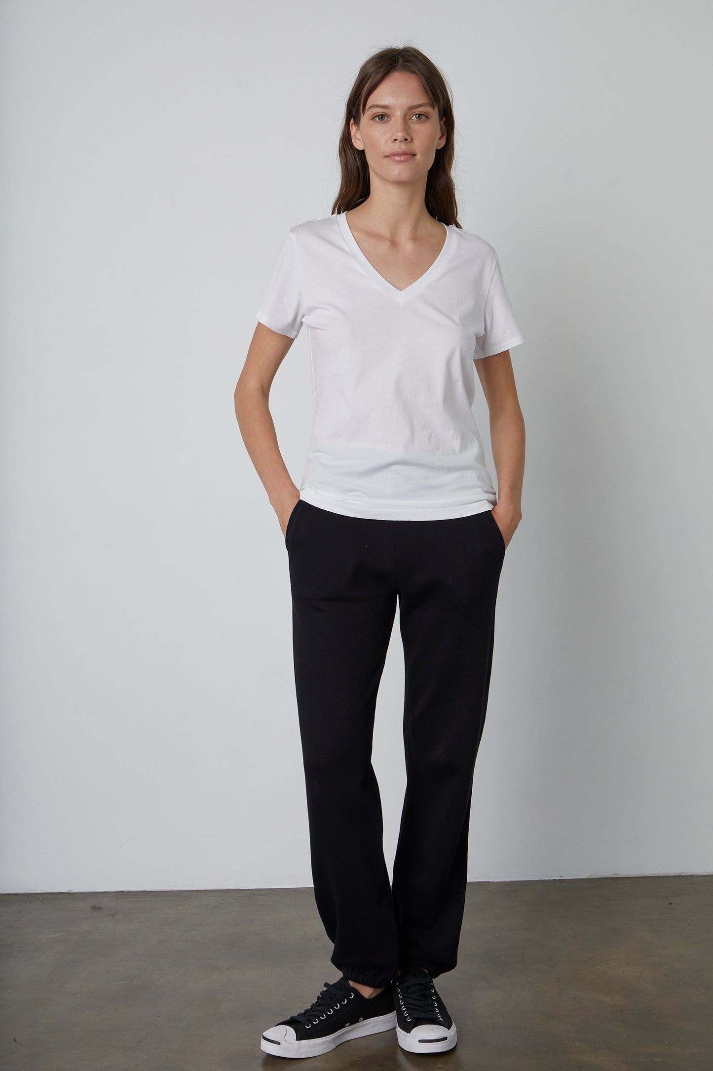 SUSAN WHISPER COTTON T-SHIRT IN WHITE