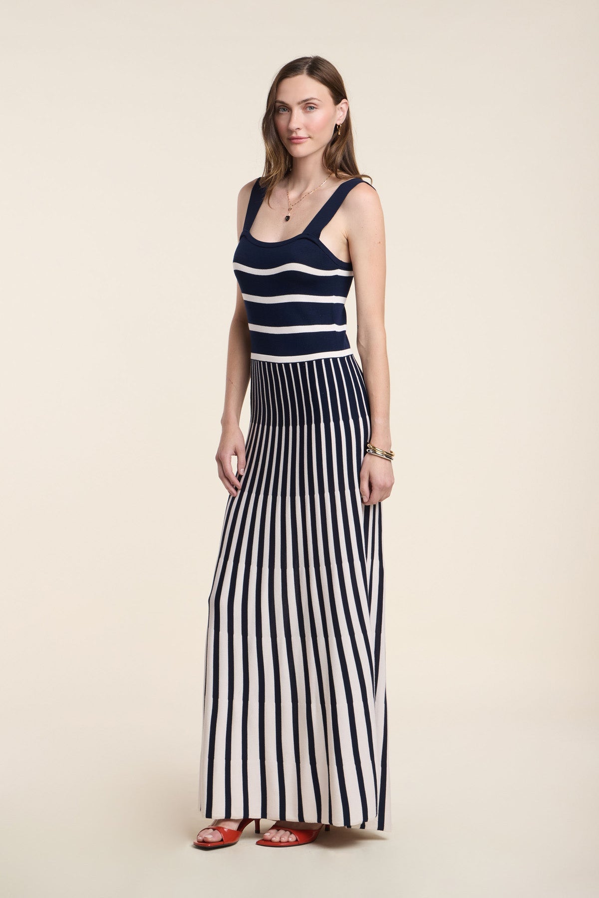 AVELINE DRESS IN NAVY