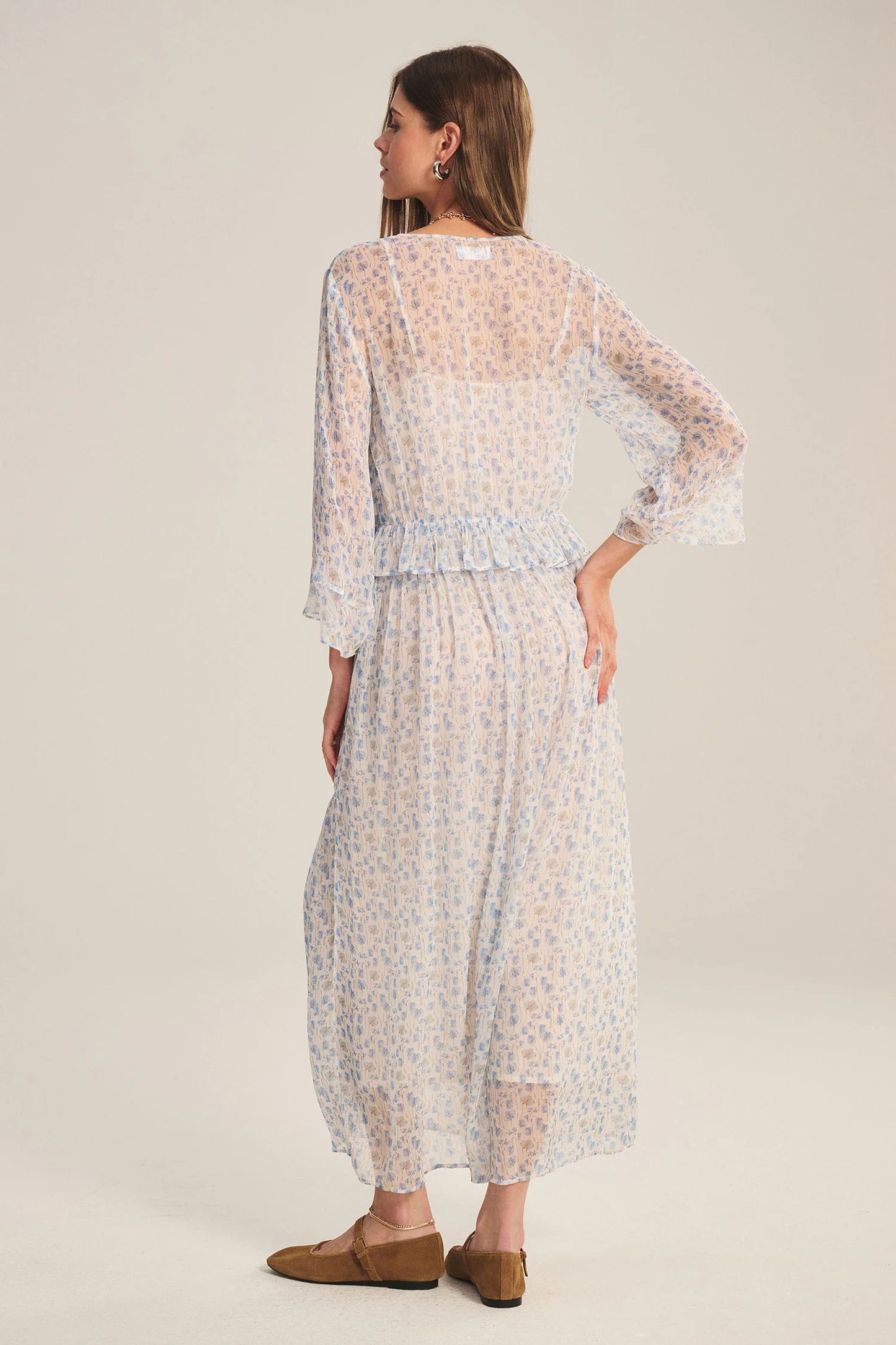 AERIN DRESS IN BLUE