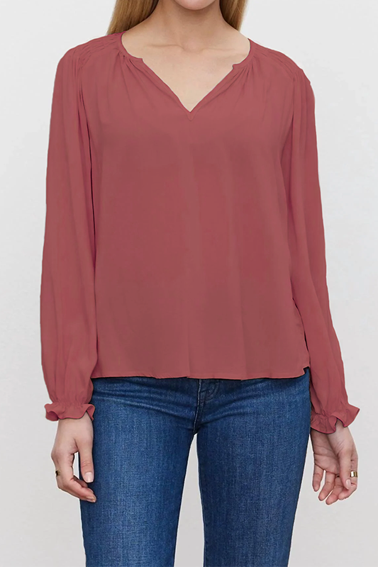 AZALEA BLOUSE IN BLUSH