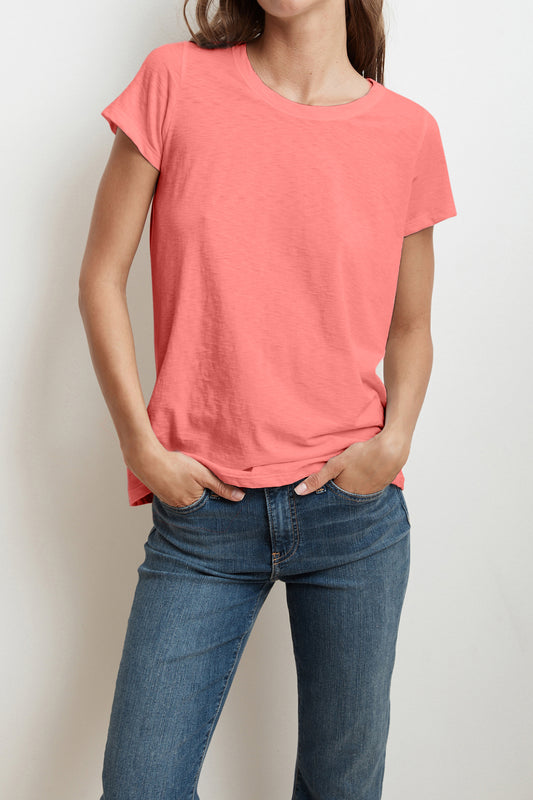 TRESSA COTTON SLUB T-SHIRT IN TUTU