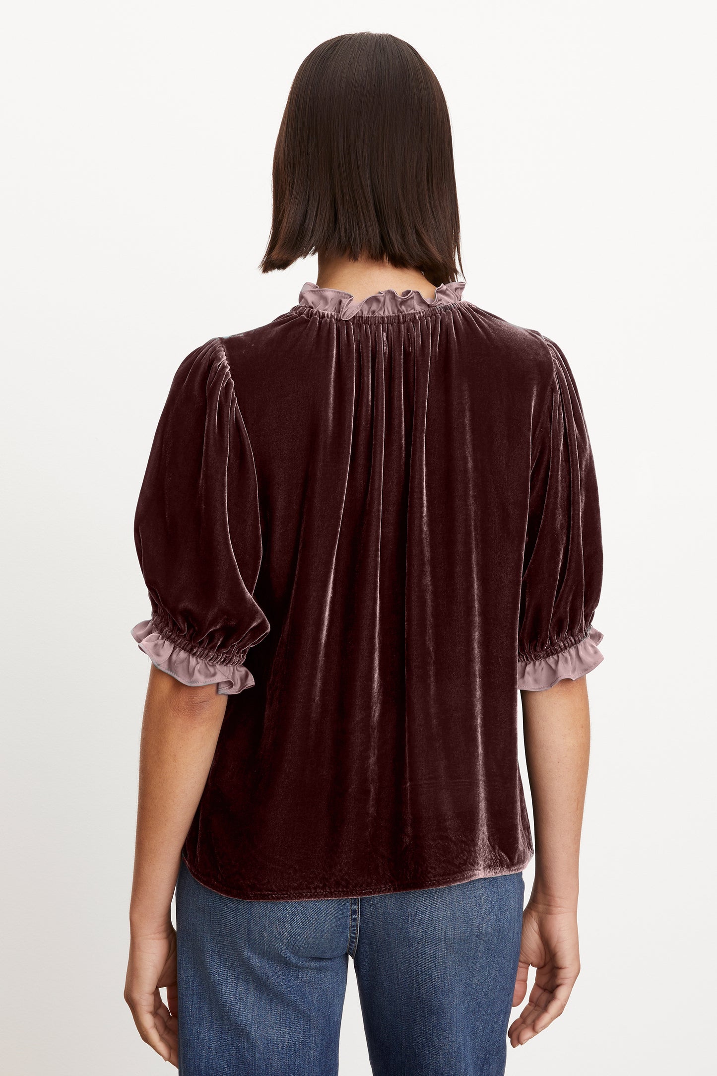 VAL TOP IN WINEBERRY
