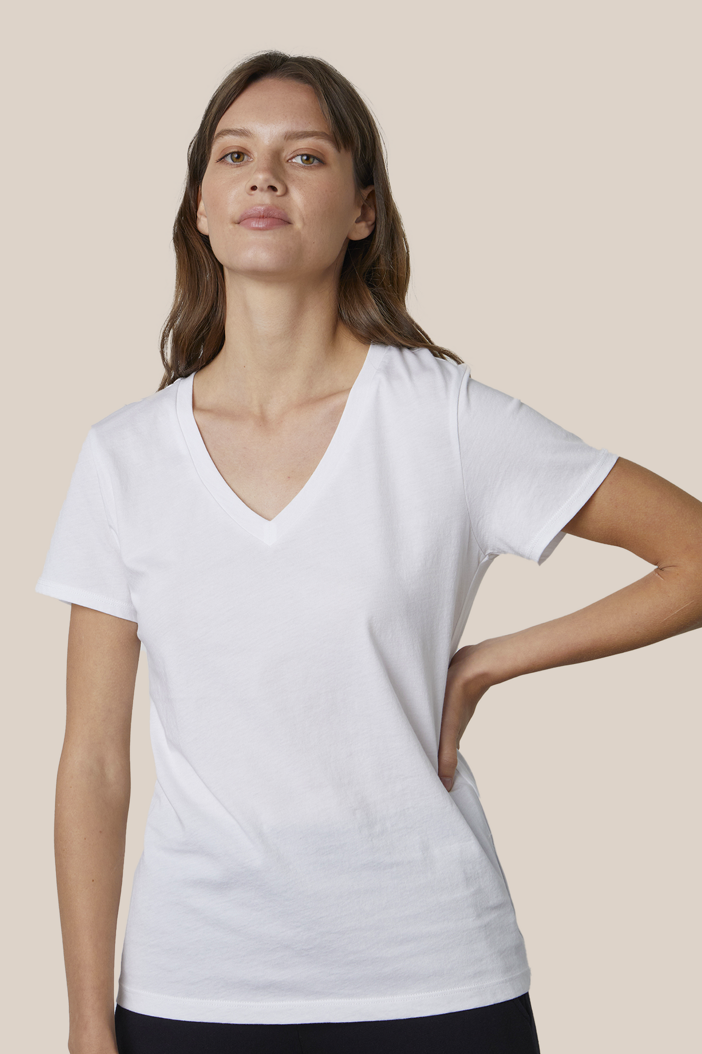 SUSAN WHISPER COTTON T-SHIRT IN WHITE