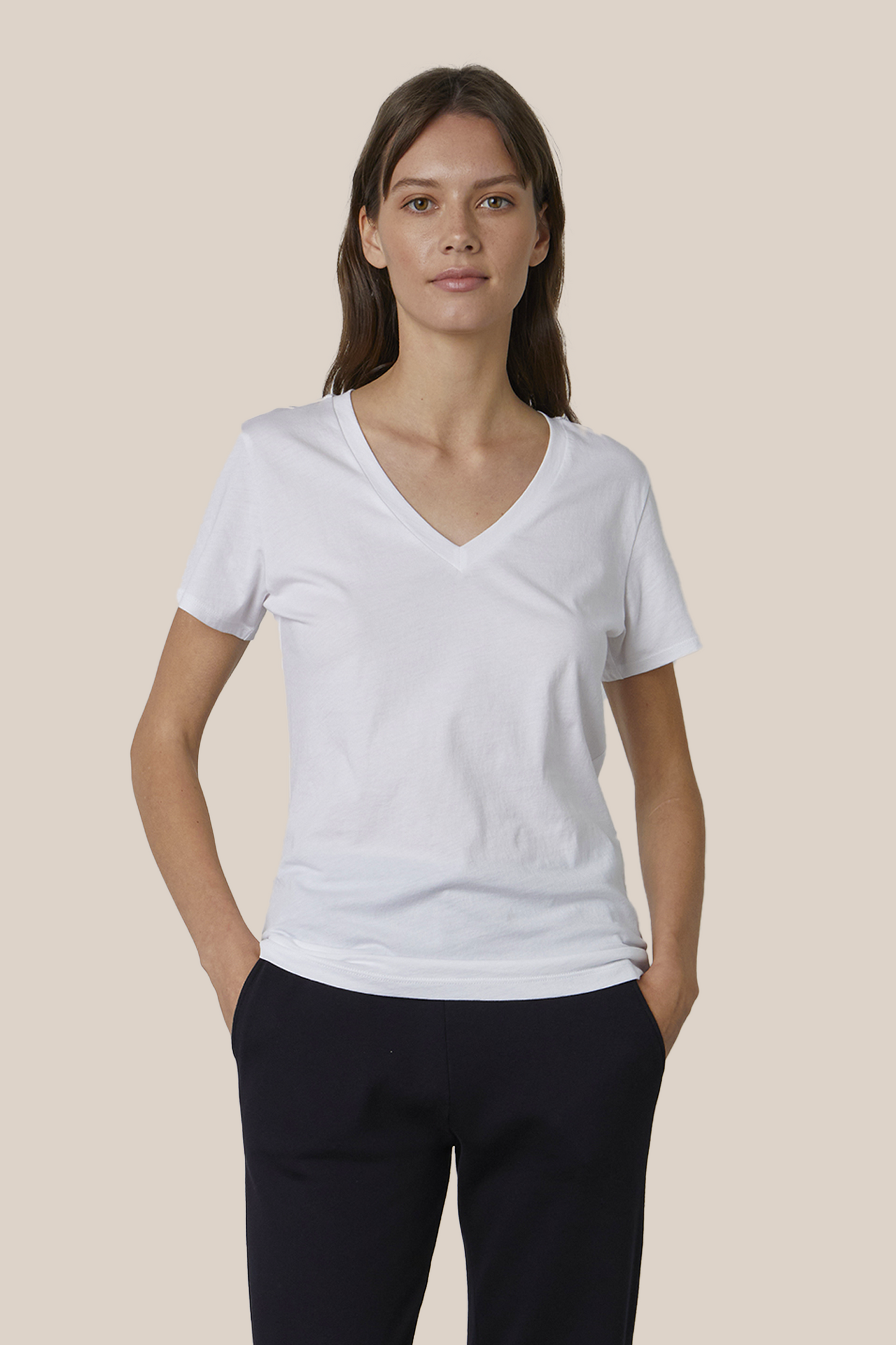 SUSAN WHISPER COTTON T-SHIRT IN WHITE
