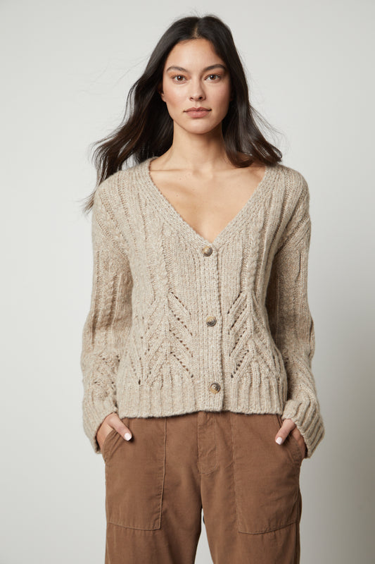 HAZEL CARDIGAN IN OATMEAL