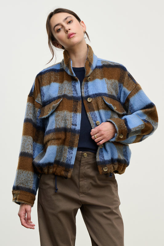 AUBREY JACKET IN PLAID