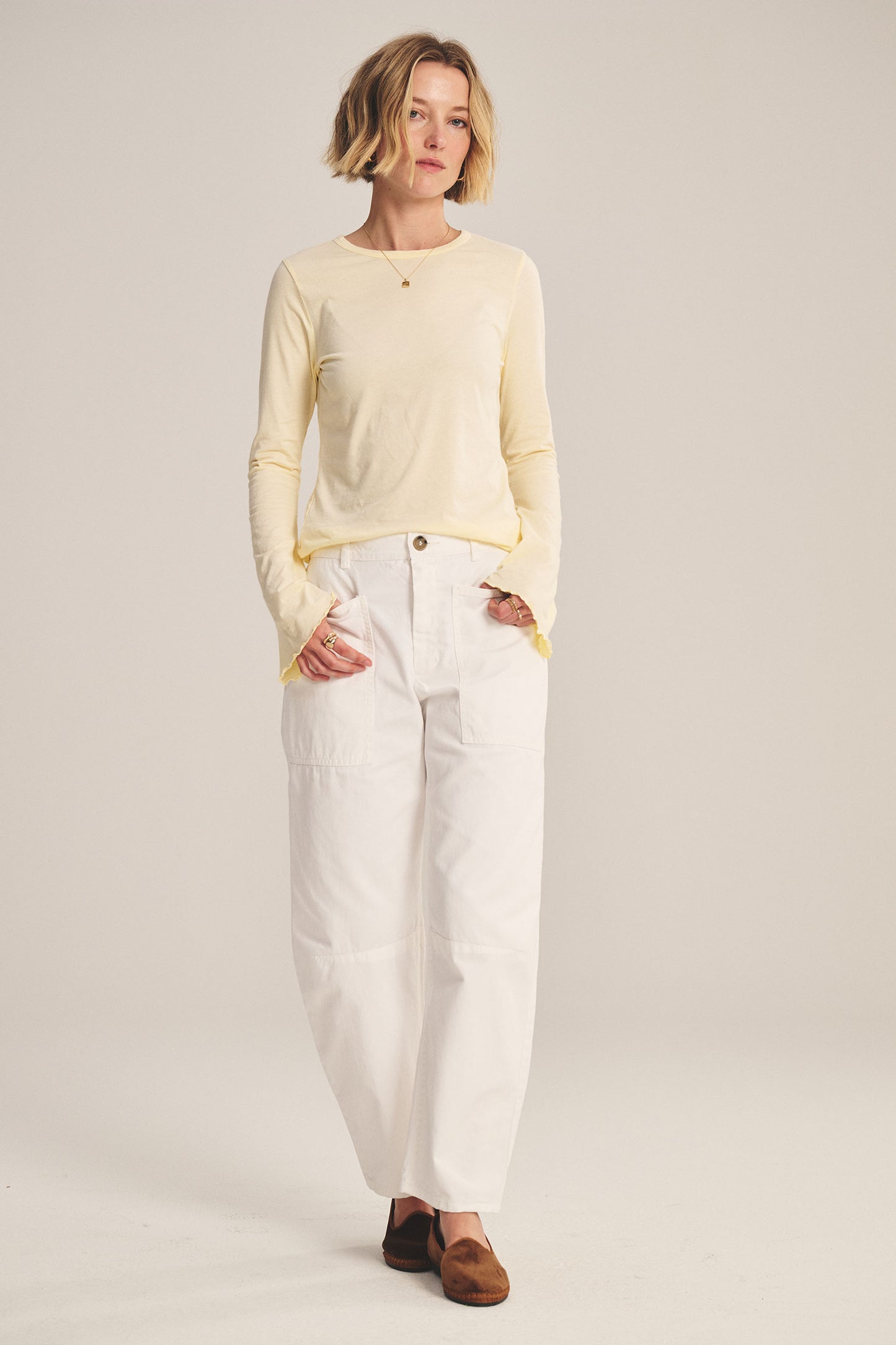 BRYLIE TROUSER IN SLEET