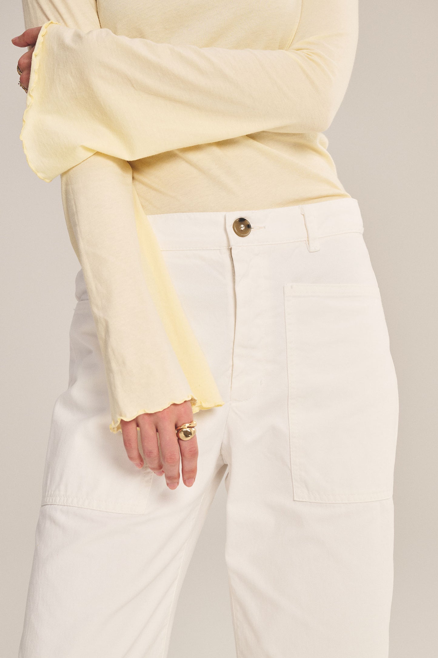 BRYLIE TROUSER IN SLEET