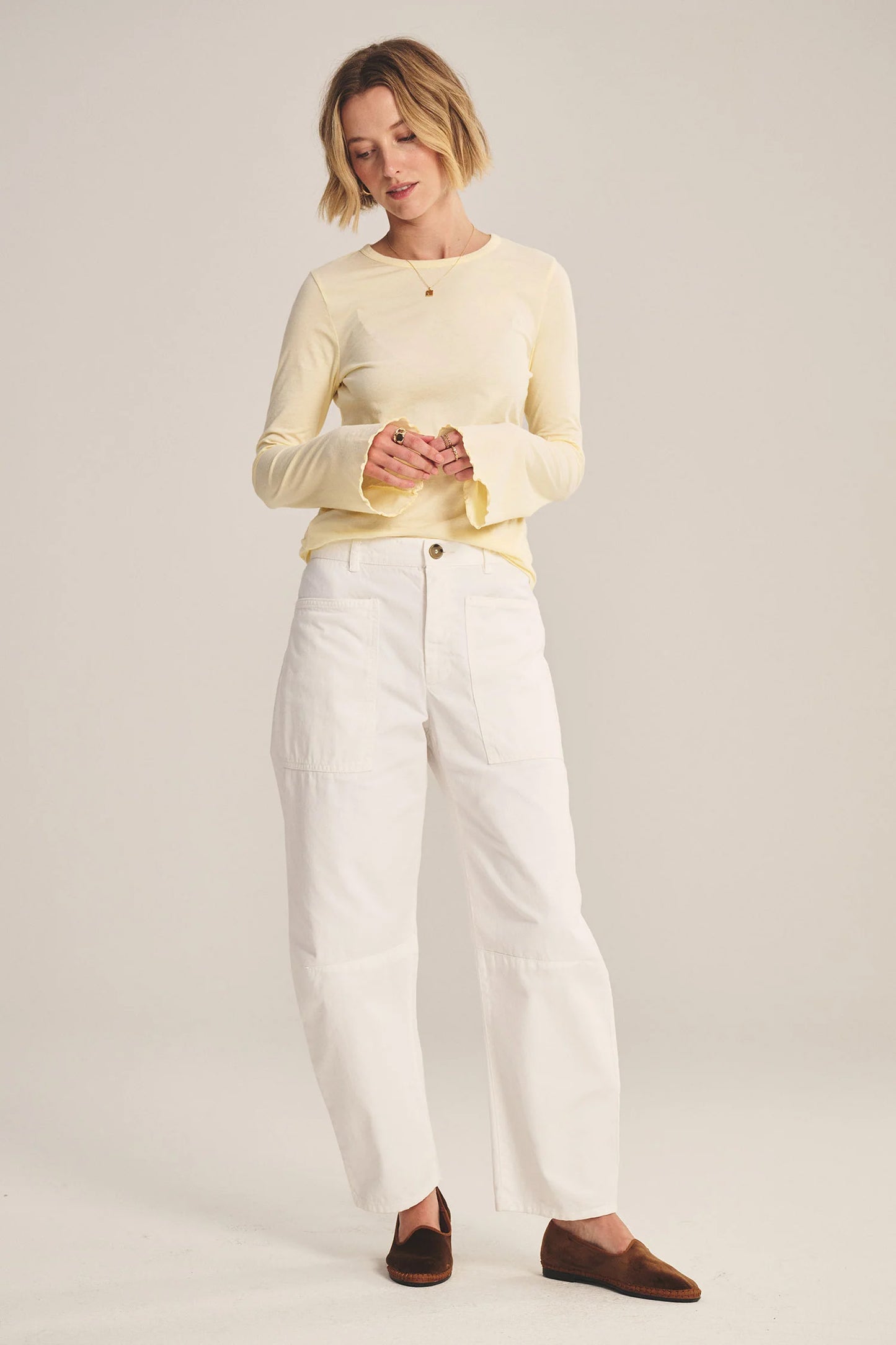 BRYLIE TROUSER IN SLEET