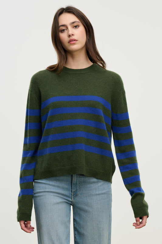 DIANA SWEATER IN MILITARY BLUE
