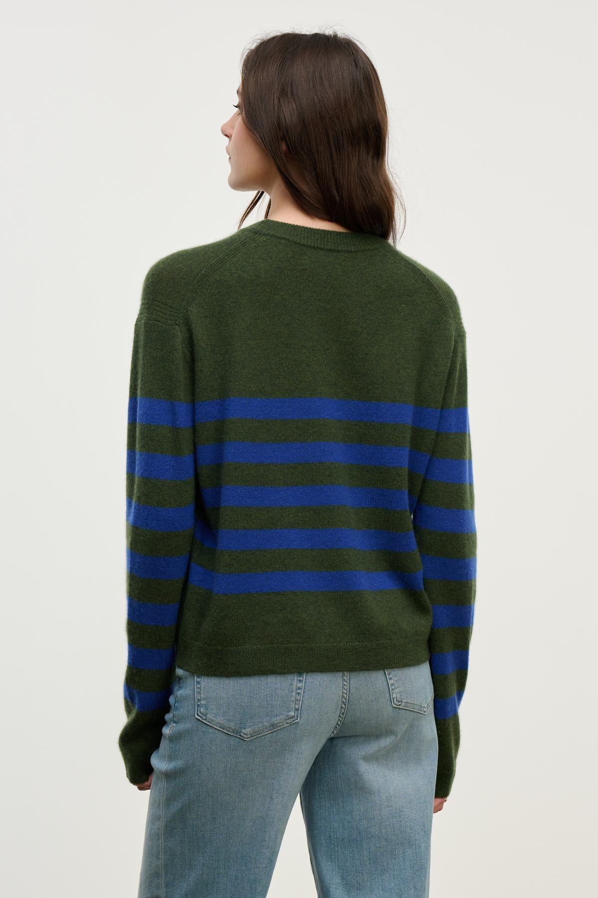 DIANA SWEATER IN MILITARY BLUE