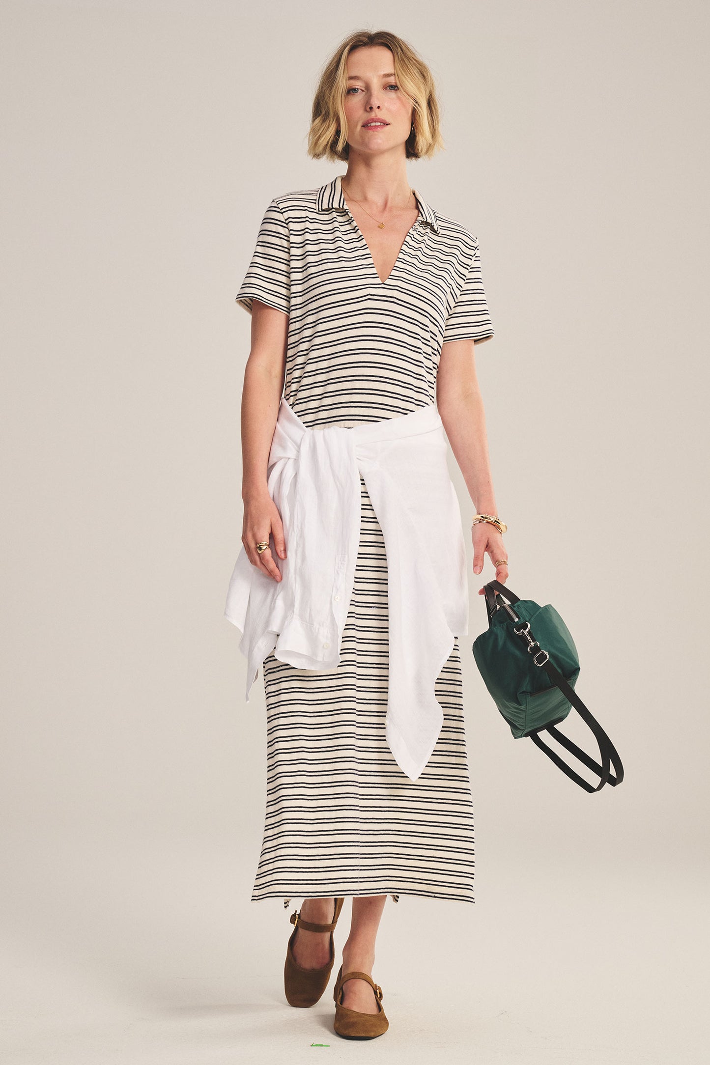 CORIN DRESS IN NAVY