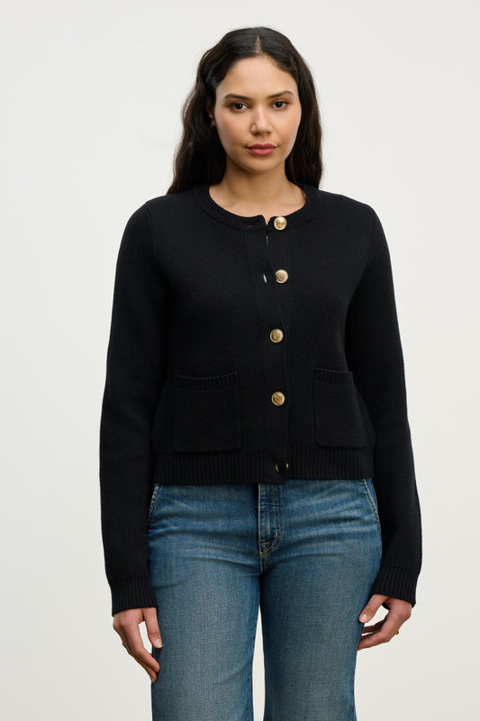 MAHAL CARDIGAN IN BLACK
