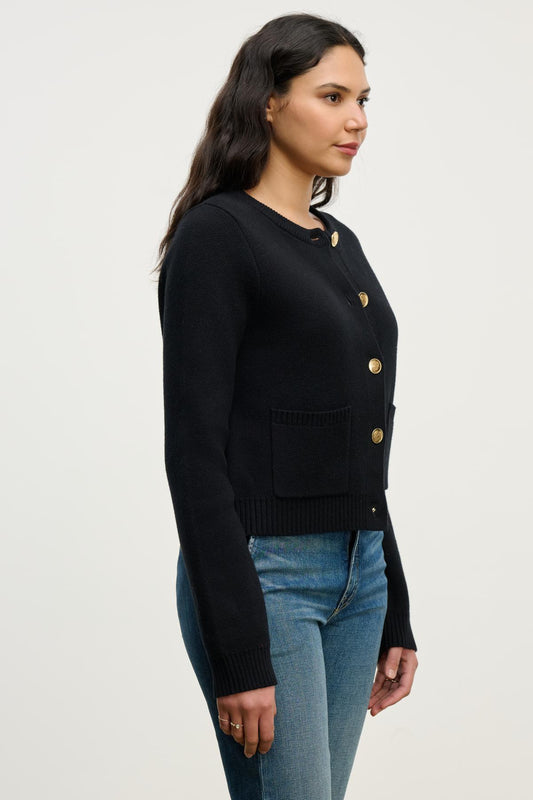 MAHAL CARDIGAN IN BLACK