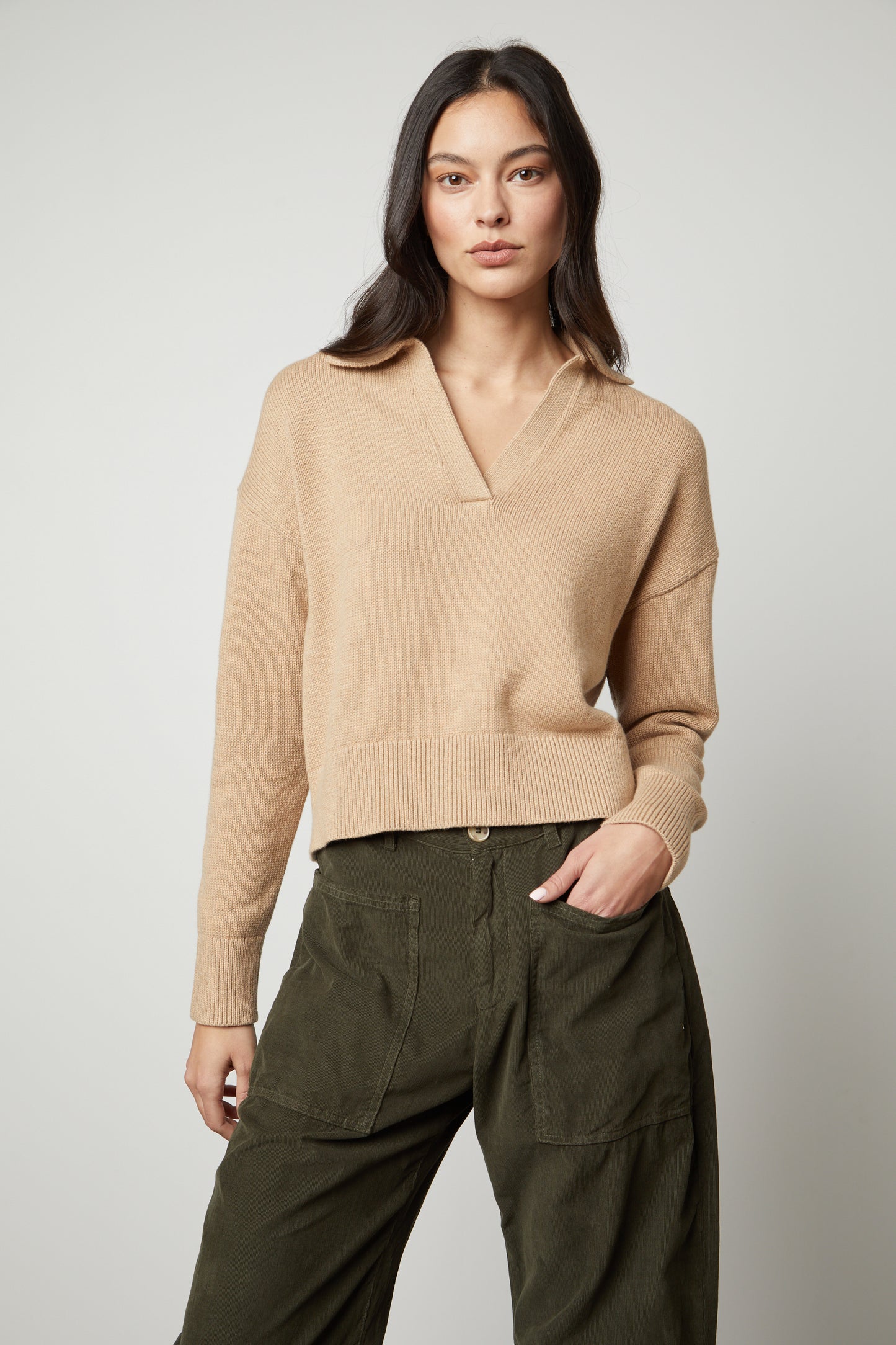 LUCIE TOP IN CAMEL