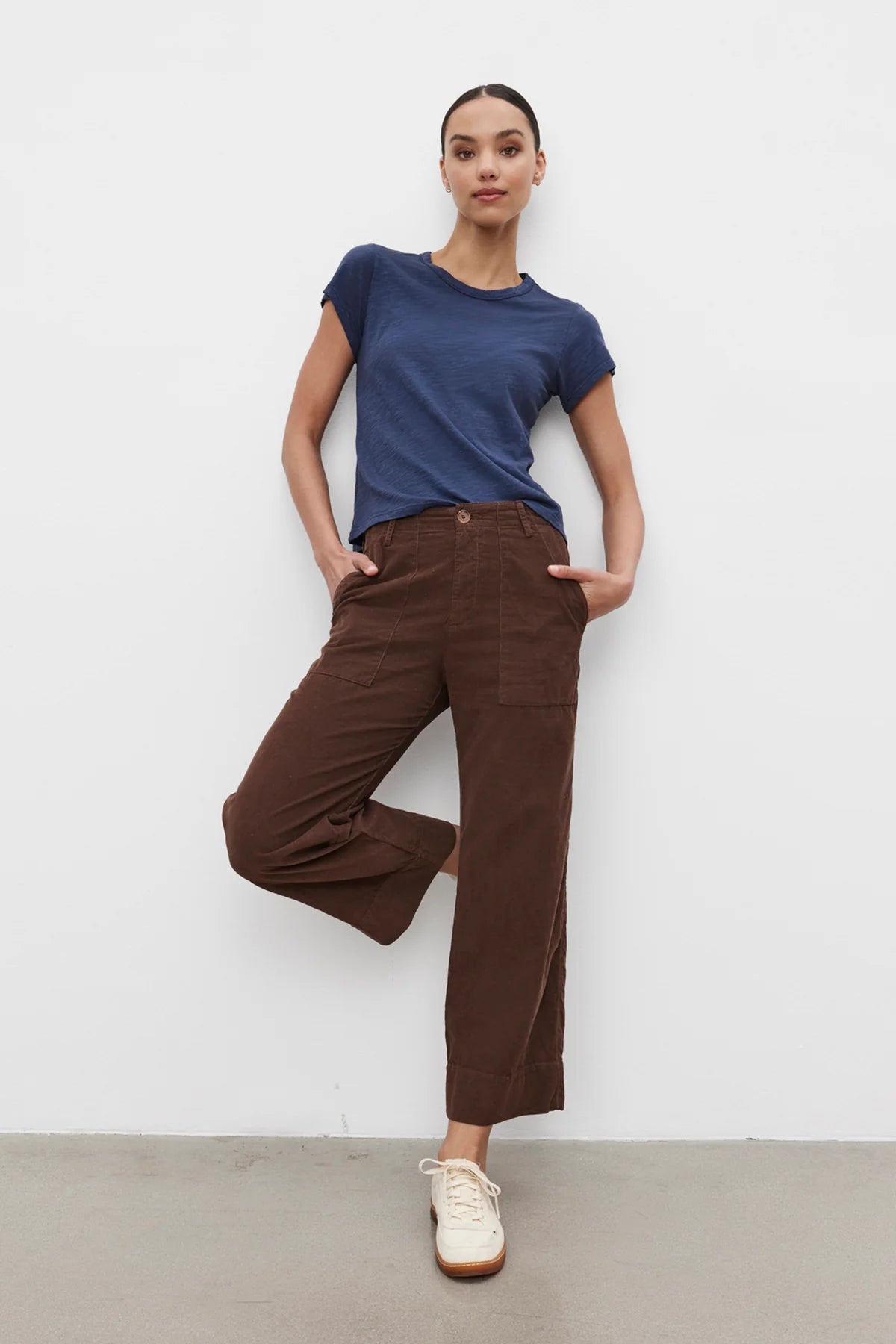 VERA TROUSERS IN BARK