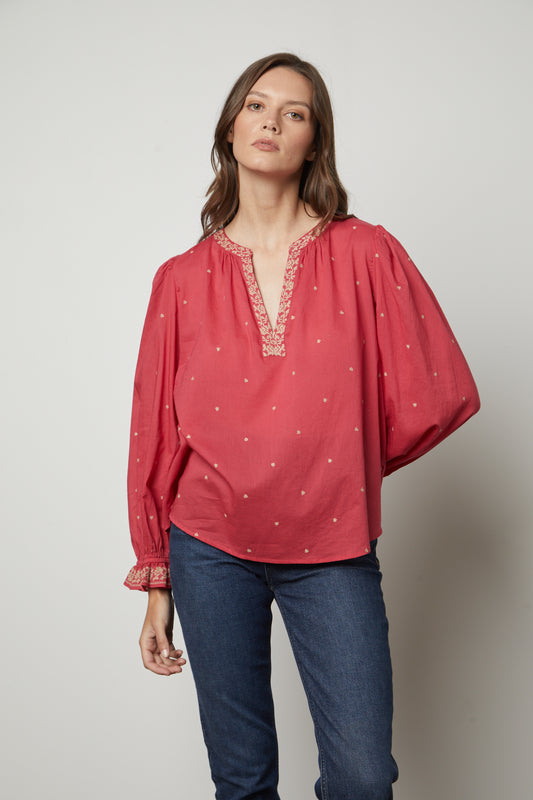 ANIA TOP IN BERRY