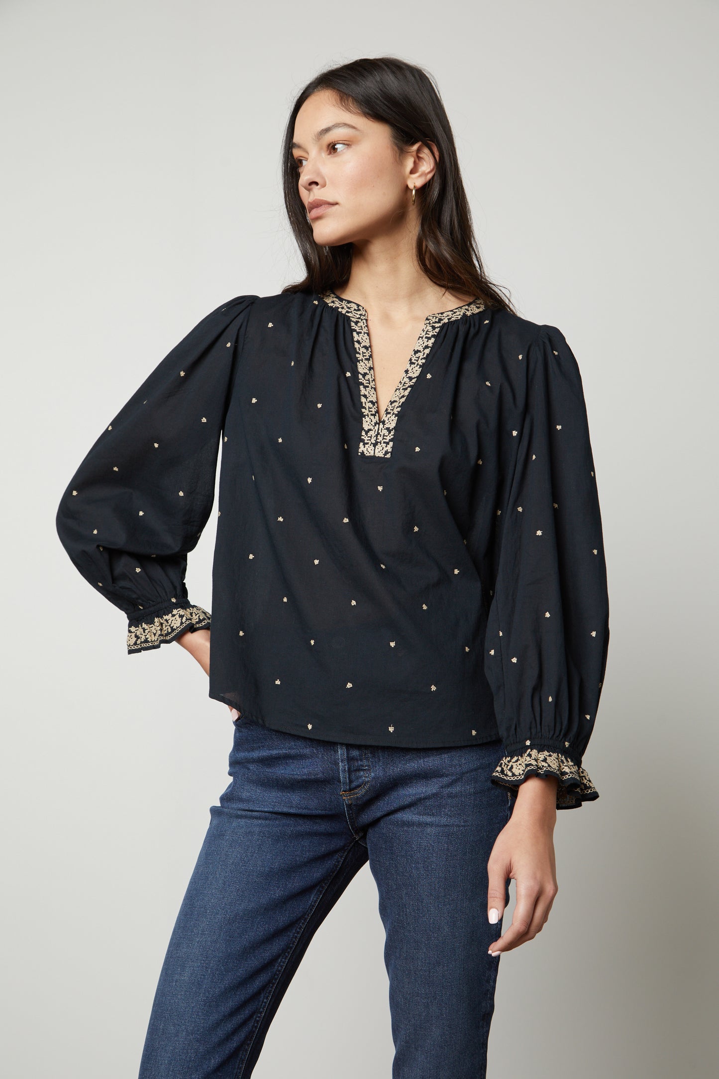 ANIA TOP IN BLACK