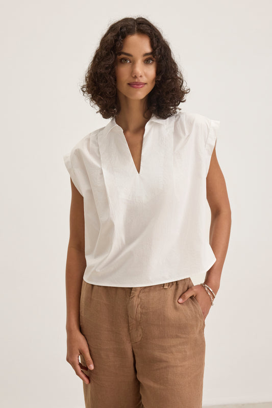 FLORENCE TOP IN WHITE