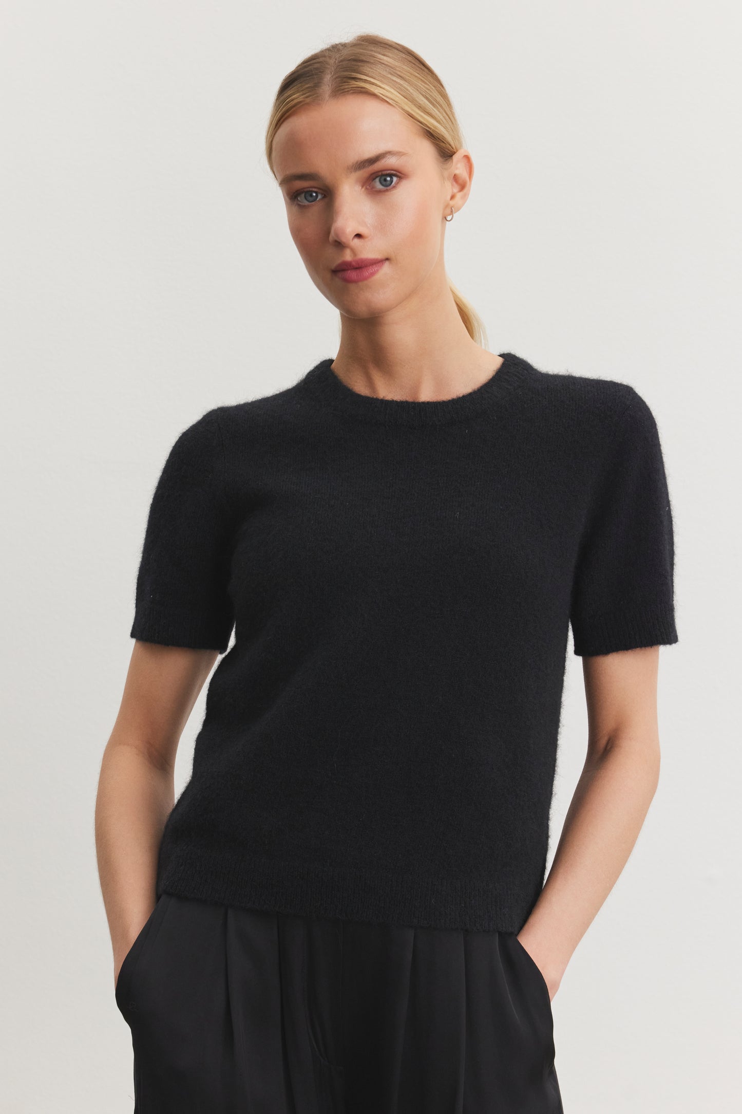 LAYTON KNIT TOP IN BLACK