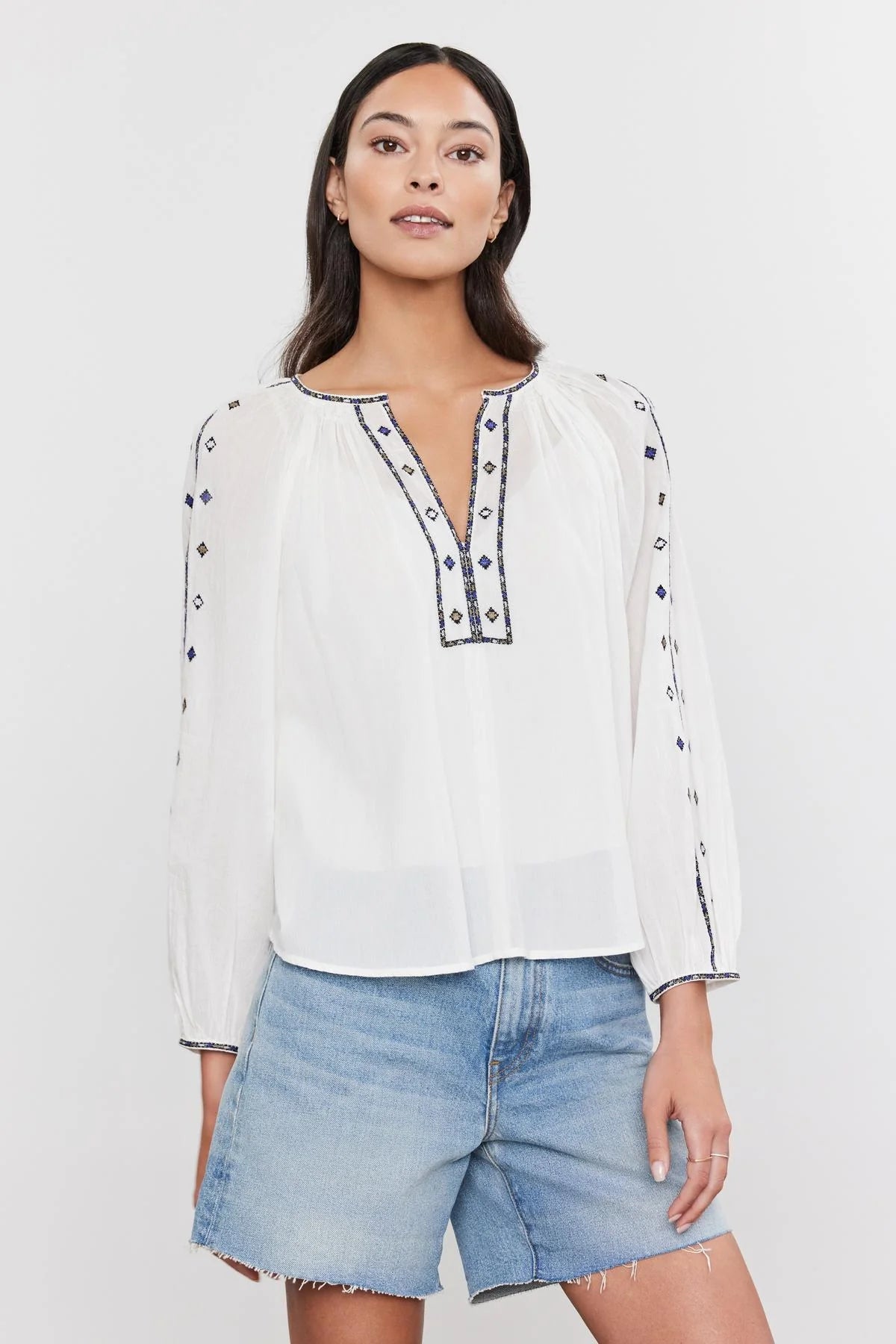 TINA TOP IN WHITE