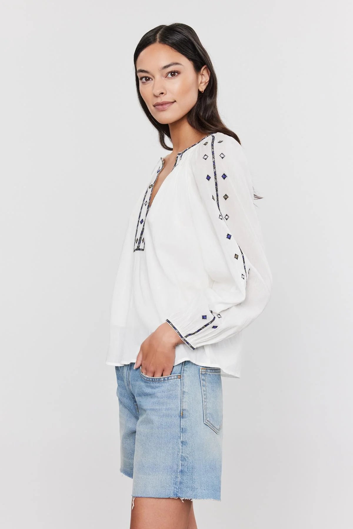 TINA TOP IN WHITE