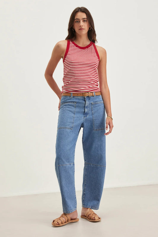 FARAH PANT IN INDIGO