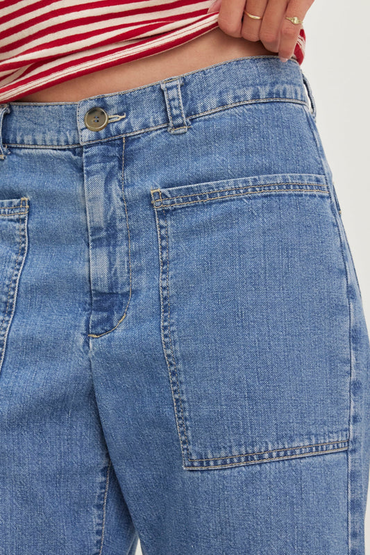 FARAH PANT IN INDIGO