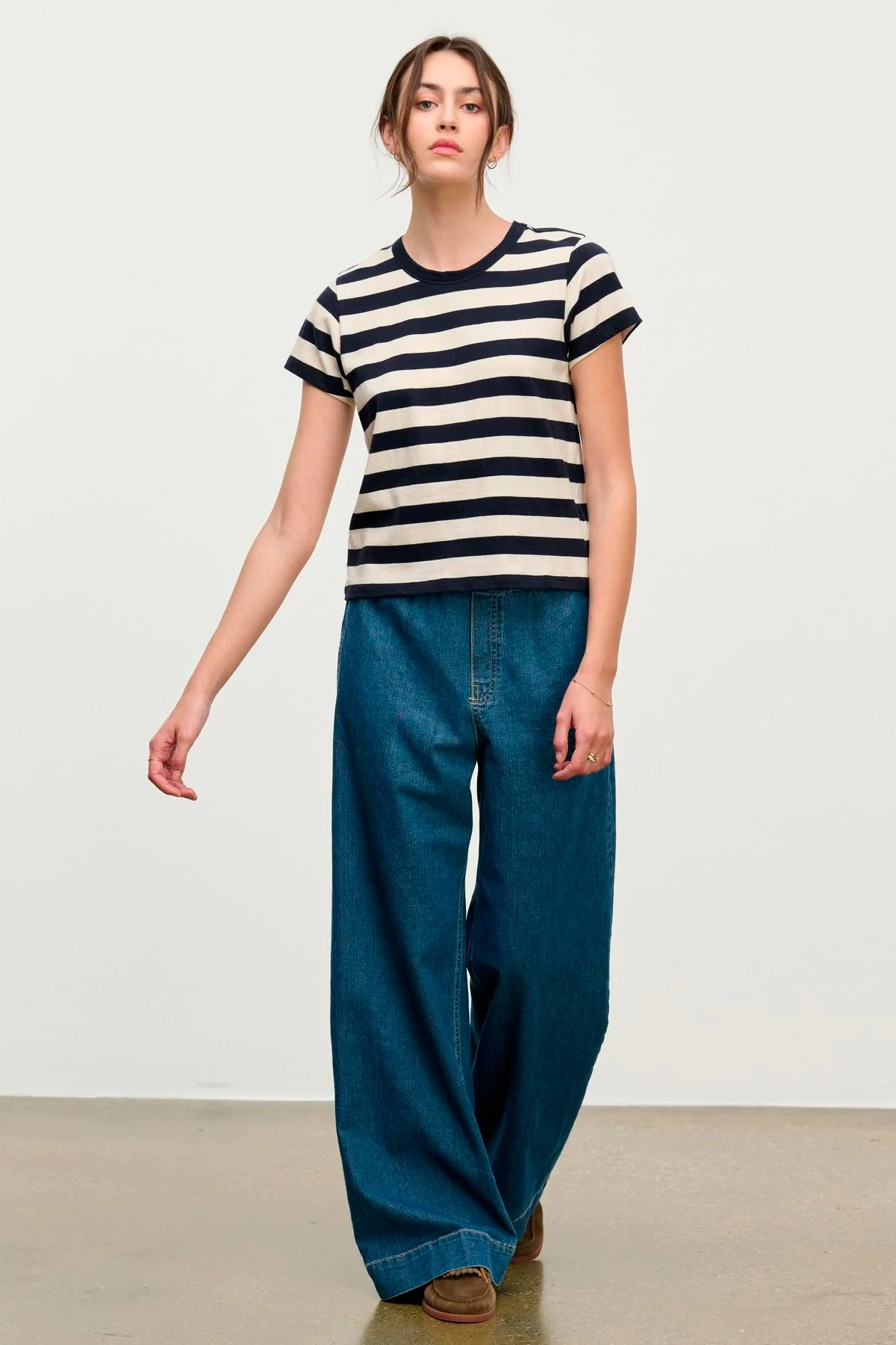 Mira Denim Trouser in Classic
