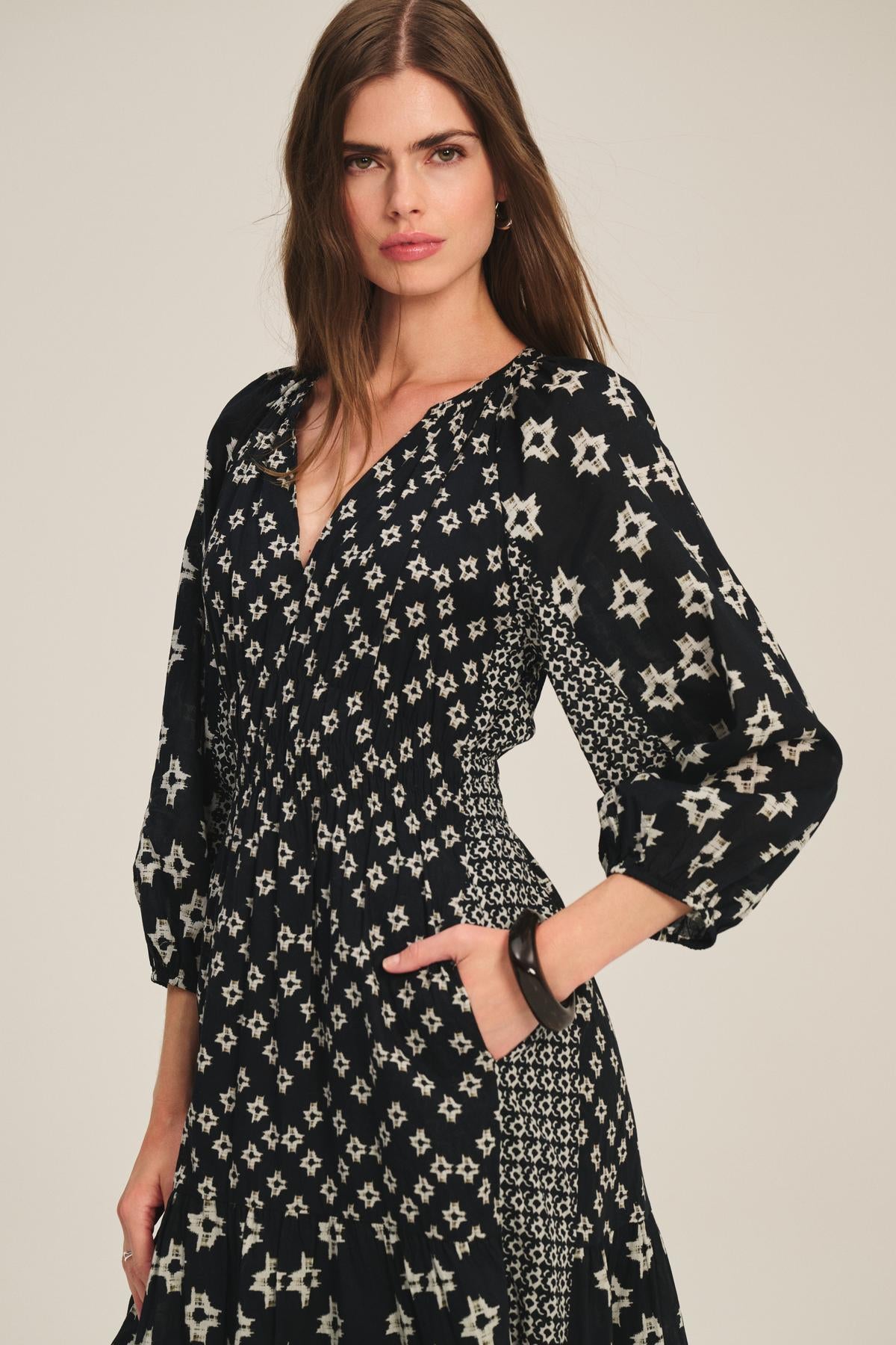 ELEN DRESS IN MIDNIGHT