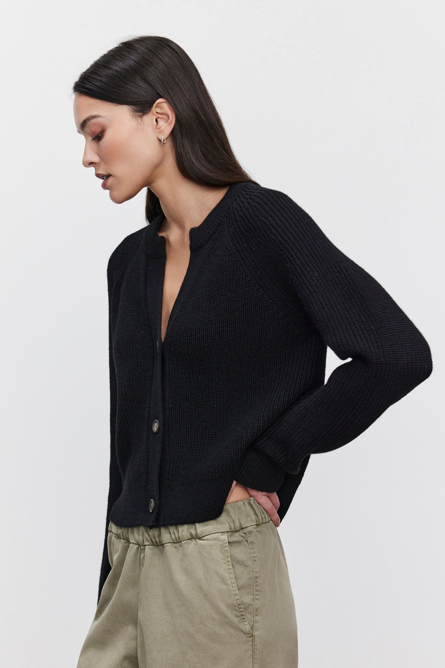 SHAYLA CARDIGAN IN BLACK