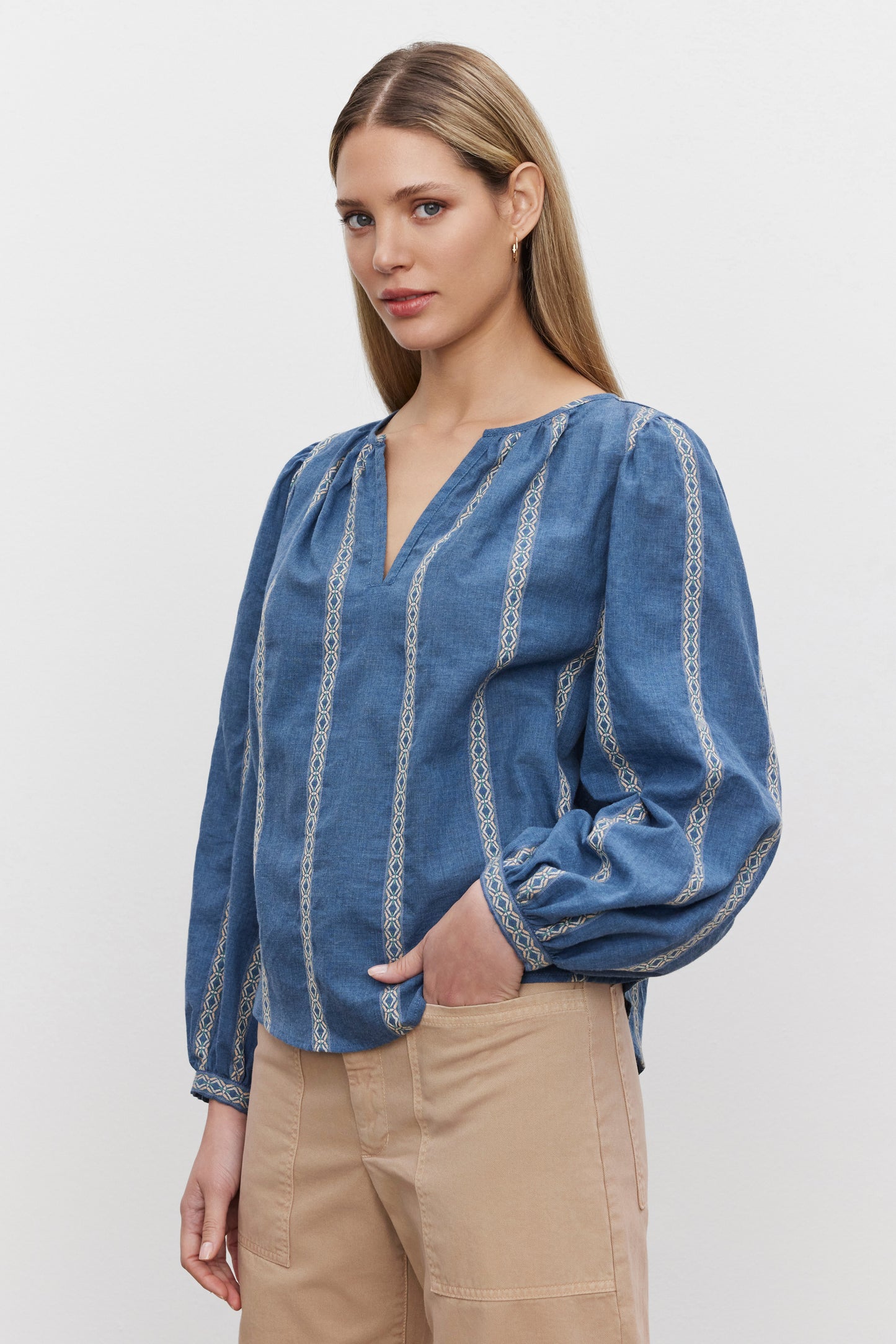 RAYLEE TOP IN BLUE