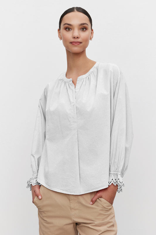 JACOBA TOP IN WHITE