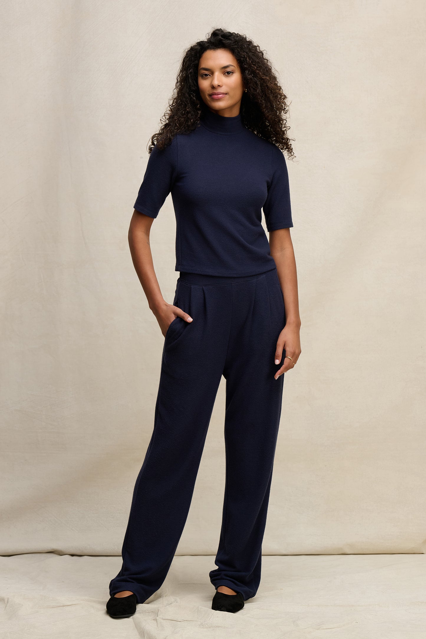 ELIYA TROUSER IN NAVY