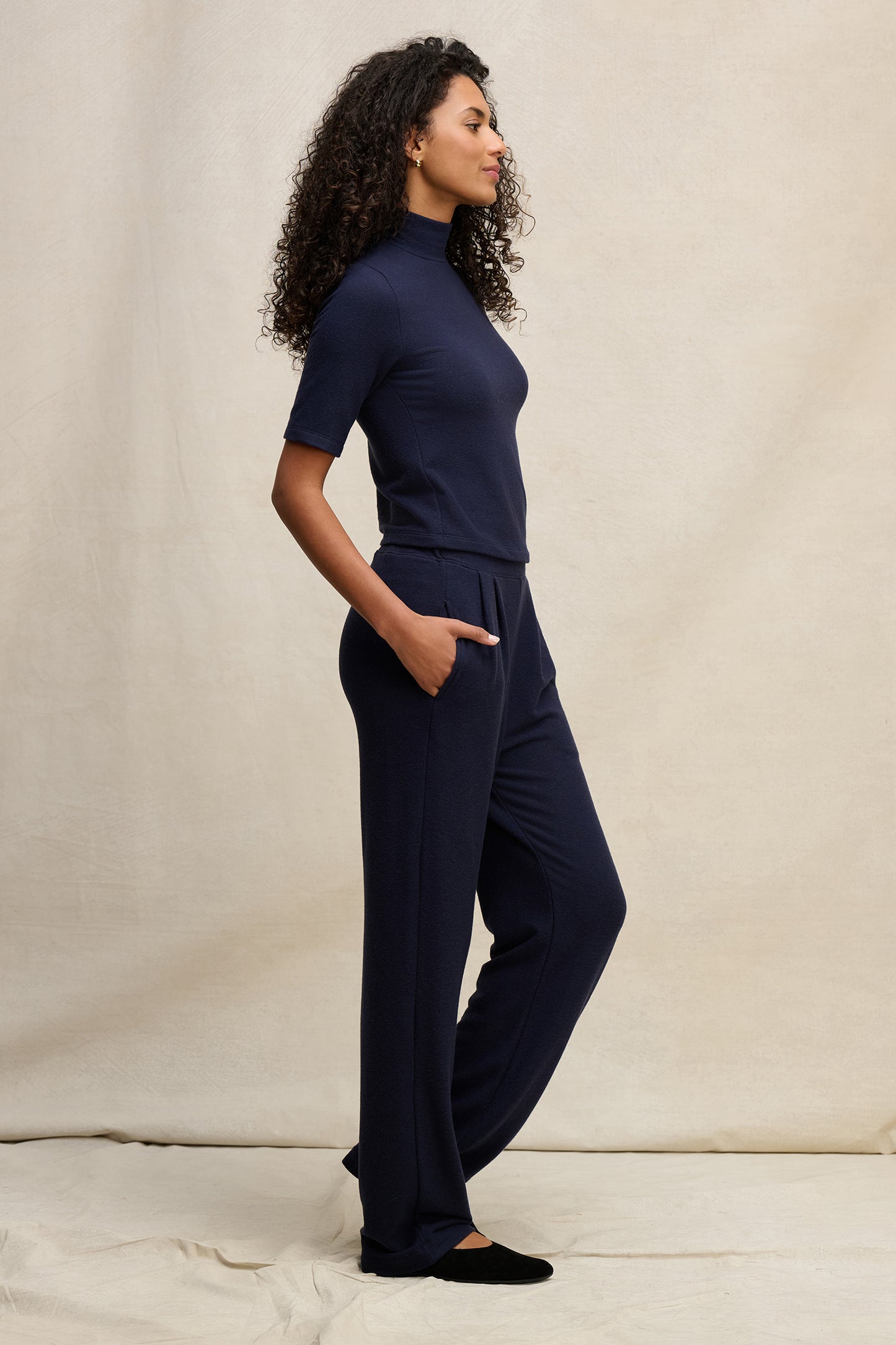 ELIYA TROUSER IN NAVY