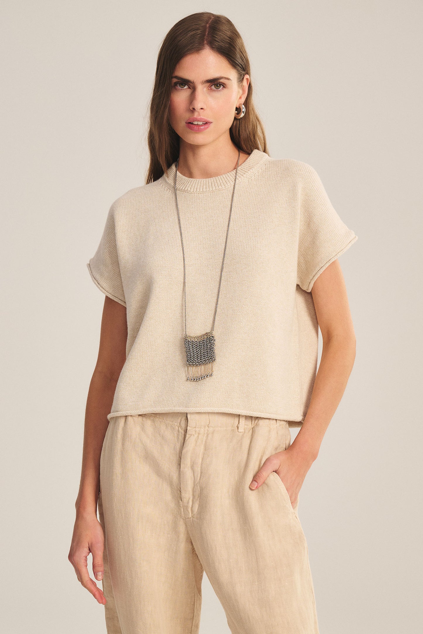 KEENY SWEATER IN OAT