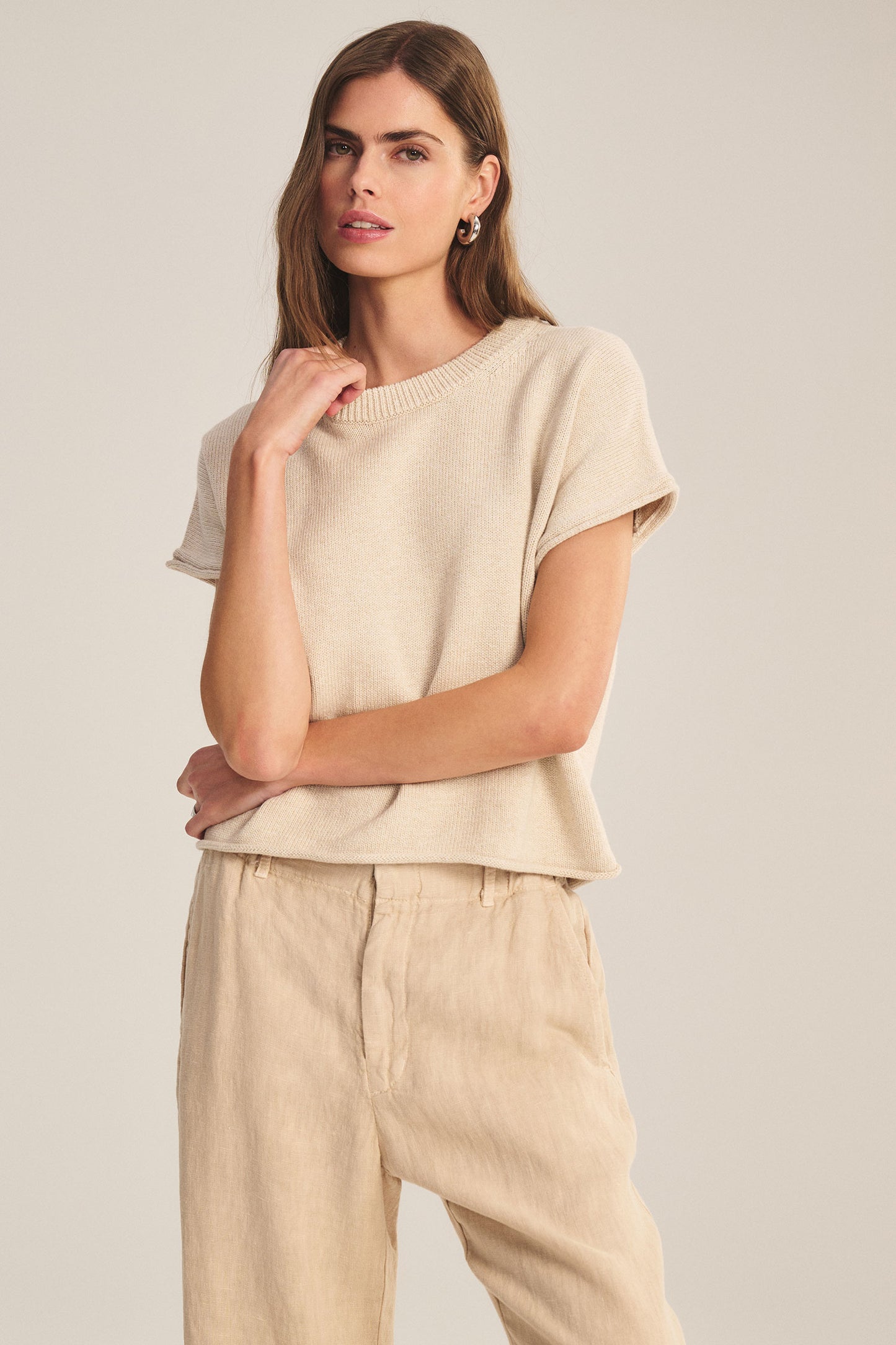 KEENY SWEATER IN OAT