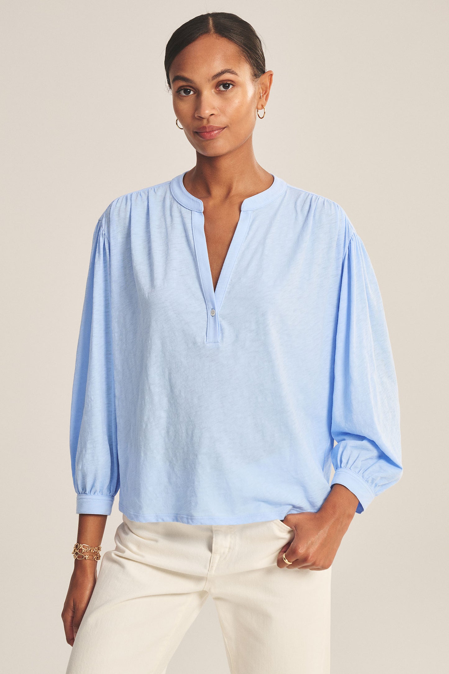 KNOX BLOUSE IN SAILBOT
