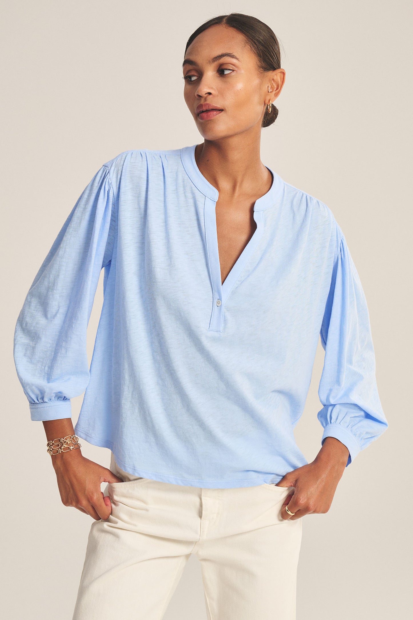 KNOX BLOUSE IN SAILBOT
